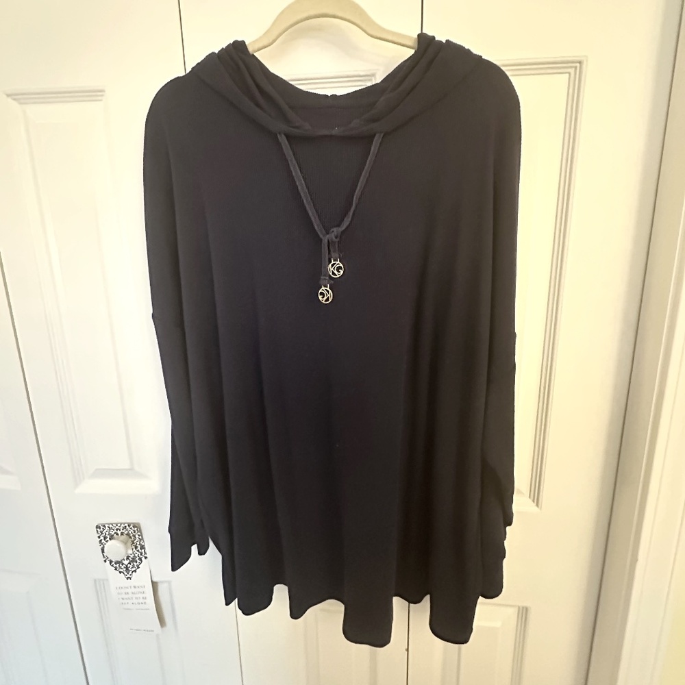 Navy Blue Fashion Hoodie